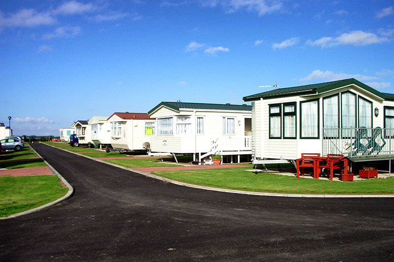 Easington Beach Holiday Park Caravans site