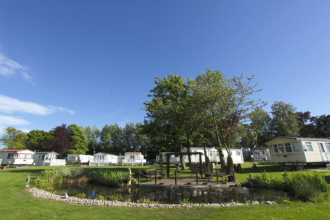 Leven Beach Holiday Park Caravans site