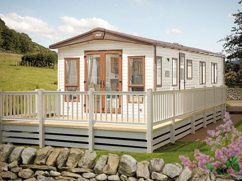 2017 ABI HOLIDAY HOMES AMBLESIDE PREMIER 40 X 14 3 BED Caravans site