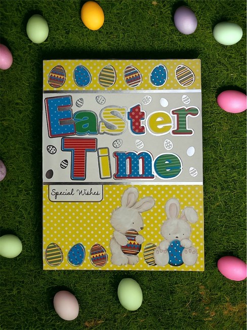 Pack of 12 Mixed Easter Cards 2 Designs - Cute Chick Bunny Decorated Eggs Pack of 12 Mixed Easter Cards 2 Designs - Cute Chick Bunny Decorated Eggs