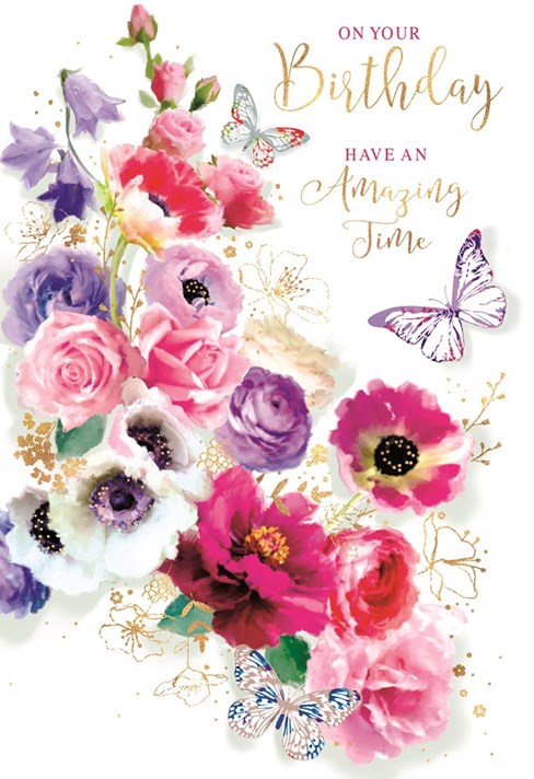 6 x Birthday Cards Assorted Multipack Female Designs 7.75x5.25" 6 x Birthday Cards Assorted Multipack Female Designs 7.75x5.25"