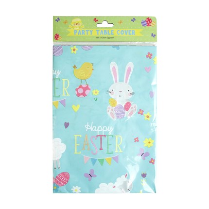 Easter 25 Piece Party Tableware Pack - 6 People Table Cover Napkins Cups Plates Easter 25 Piece Party Tableware Pack - 6 People Table Cover Napkins Cups Plates