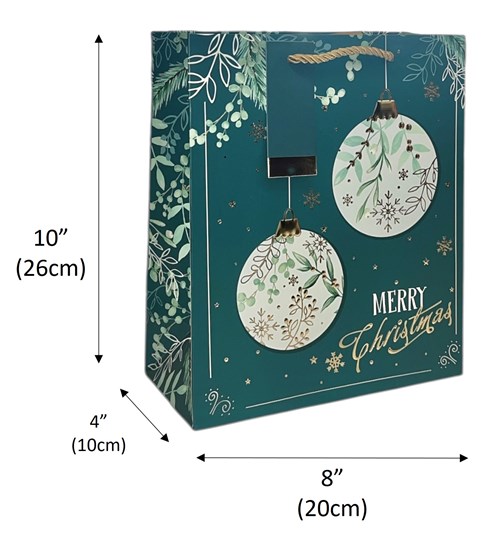 Set of 4 Medium Christmas Gift Bags Handle & Tags Mixed Cute Traditional Designs Set of 4 Medium Christmas Gift Bags Handle & Tags Mixed Cute Traditional Designs