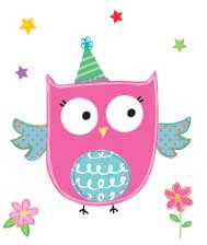 Girls Owl, Tortoise, Butterfly Wrapping Paper - 1 Sheet & 1 Matching Gift Tag Girls Owl, Tortoise, Butterfly Wrapping Paper - 1 Sheet & 1 Matching Gift Tag