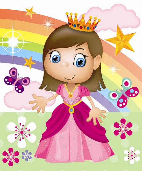 Fairy Princess Rainbow Castle Birthday Wrapping Paper - 1 Sheet & 1 Matching Tag Fairy Princess Rainbow Castle Birthday Wrapping Paper - 1 Sheet & 1 Matching Tag