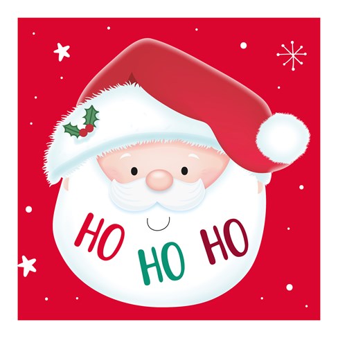 Pack of 20 Mini Square Christmas Cards - 2 Designs - Santa & Friends in Car Pack of 20 Mini Square Christmas Cards - 2 Designs - Santa & Friends in Car