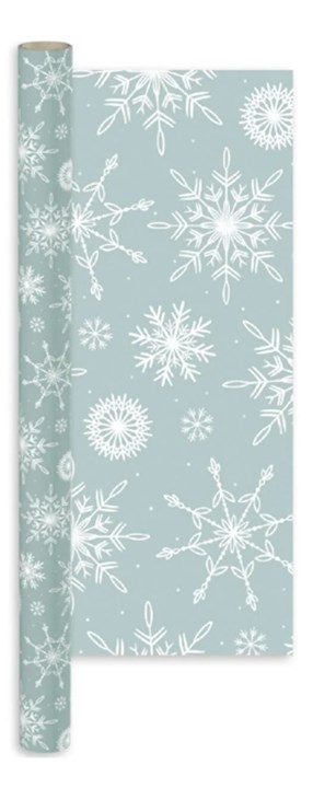 12m (3x4m) Christmas Gift Wrapping Paper - White Green Nordic Trees Houses 12m (3x4m) Christmas Gift Wrapping Paper - White Green Nordic Trees Houses