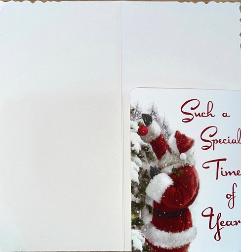 Christmas Money Wallet Gift Card & Envelope - Champagne Glasses 7x3.5" Christmas Money Wallet Gift Card & Envelope - Champagne Glasses 7x3.5"