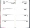 2027 Slim Week To View Floral Hardback Fashion Diary - Pink Floral