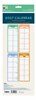 2027 Slim Month To View Spiral Bound 2 Column Wall Calendar - Blue & Green