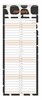 2026 Slim Month To View Spiral Bound 2 Column Wall Calendar - Black You & Me