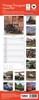 2027 Slim Month To View Spiral Bound Photo Wall Calendar - Vintage Transport