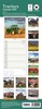 2027 Slim Month To View Spiral Bound Transport Photo Wall Calendar - Tractors