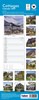 2027 Slim Month To View Spiral Bound Photo Scenic Wall Calendar - Cottages