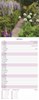 2027 Slim Month To View Spiral Bound Photo Scenic Wall Calendar - Gardens