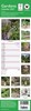 2027 Super Slim Month To View Spiral Bound Scenic Photo Wall Calendar - Gardens