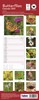 2027 Slim Month To View Spiral Bound Photo Wall Calendar - Flowers & Butterflies