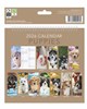 2026 Spiral Bound Wiro Flip Desk Top Dog Photo Calendar - Cute Puppies
