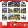 2026 Square Month To View Scenic Photo Wall Calendar - Cottages