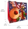 Set of 6 Reusable Square Jumbo Christmas Bag - Bag for Life Reindeer & Bear