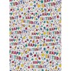 10m Happy Birthday Gift Wrapping Paper - 4 x 2.5m Roll's - Mixed Designs