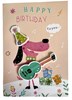 4 x Handmade Birthday Cards Assorted Multipack Childrens Kids Girls 7.75x5.25"