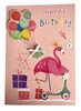 4 x Handmade Birthday Cards Assorted Multipack Childrens Kids Girls 7.75x5.25"