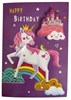 4 x Handmade Birthday Cards Assorted Multipack Childrens Kids Girls 7.75x5.25"