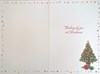 Thinking Of You Christmas Card - Christmas Tree with Gifts & Gold Foil 7.5x5.25"