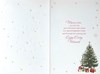 Neighbours Christmas Card - Xmas Tree Gold Red Green Baubles & Foil 7.5x5.25"
