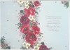 Mum Christmas Card - Flowers and Holly with Gold Foil Verse 9.75x7"