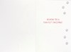 From The Cat Christmas Card - Cat in Santa Hat with Gifts and Red Foil 7.5x5.5"