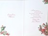 Across the Miles Christmas Card - Robin on Watering Can in Snow & Foil 7.5x5.25"