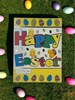 Pack of 12 Mixed Easter Cards 2 Designs - Cute Chick Bunny Decorated Eggs