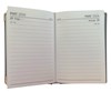 2026 A6 Page a Day Hardback Diary with Metal Corners & Ribbon Marker - Red