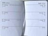 2026 Pocket Week To View PVC Leather Effect Diary With Metal Corners - Red