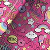 12m Birthday Gift Wrapping Paper 4 x 3m Roll's - Children's Girls Hot Pink