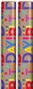 12m Happy Birthday Gift Wrapping Paper - 4x3m Roll's - Unisex Male Female Brown
