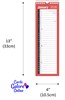2026 Slim One Column Month To View Spiral Bound Wall Planner Calendar