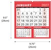 2027 Three Month To View Spiral Bound Wall Planner Calendar