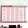 2026 A1 Laminated Yearly Wall Planner Calendar with Wipe Dry Pen Sticker Dots