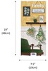 2027 Large Slim Spiral Bound Family Organiser Calendar 5 Columns Chair Shelves