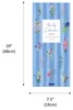2027 Large Slim Spiral Bound Family Organiser Calendar 5 Columns - Flowers