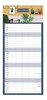 2027 Large Slim Spiral Bound Family Organiser Calendar 5 Columns Chair Shelves