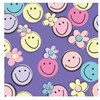 6m Children's Gift Wrapping Paper Roll - 2x3m - Smiley Faces and Flowers