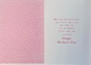 Nanna Mother's Day Card - Bear with Sign Glitter & Pink Foil 7.5x5.25"