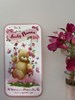 Nanna Mother's Day Card - Bear on Flower Swing with Glitter 9" x 4.75"