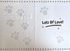 From The Dog Birthday Card - Have a Woofly Day Pawprint with Gold Foil 7.5x5.25"