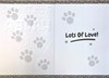 From the Cat Birthday Card - Have a Purrrfect Day Pawprints Gold Foil 7.5x5.25"