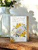 Special Friend Easter Card - Bible and Daffodils with Gold Foil 7.5x5.25"